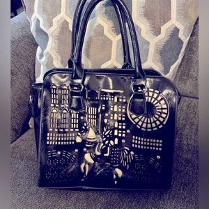 Ladies Designer Black Handbag/Shoulderbag